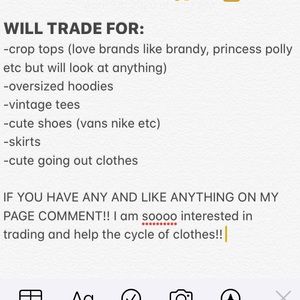 Looking for people who wanna trade!!